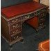 Victorian Carved Pedestal Desk