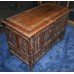 Heavily Carved Early Antique Coffer