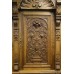 Carved Oak Victorian French Dresser