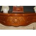 Complete Carved Wood & Marble Fire Surround