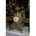 Victorian Green Marble Garniture Clock Set