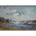 David Hyde (20th century) Oil Landscape