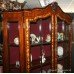 Large Dutch Marquetry Display Cabinet