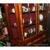 Large Dutch Marquetry Display Cabinet