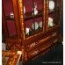 Large Dutch Marquetry Display Cabinet