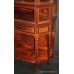 Edwardian Inlaid Yew Wood Display Cabinet