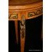 Empire Style Maple Demilune Card Table