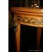 Empire Style Maple Demilune Card Table