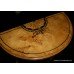 Empire Style Maple Demilune Card Table
