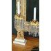 Empire Style Antique Ormolu & Marble Girandoles