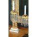 Empire Style Antique Ormolu & Marble Girandoles