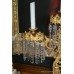 Empire Style Antique Ormolu & Marble Girandoles