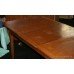 Solid Plum Pudding Mahogany Crossbanded French Inlaid Dining Table Needs Repolishing
