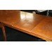 Solid Plum Pudding Mahogany Crossbanded French Inlaid Dining Table Needs Repolishing