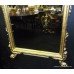 Gilt Gold Leaf Greco Roman Footed Overmantle Mirror