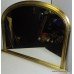 Gilt Gold Leaf Arch Shaped Overmantle Mirror