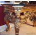 Carved Giltwood Marble Topped Console Table