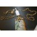 Fine Ladies Gold Necklace with Jade Pendant
