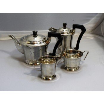 Solid Silver Tea Set Charles S Green & Co Ltd 1947