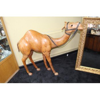 Ex Window Display Real Leather Camel