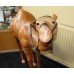 Ex Window Display Real Leather Camel