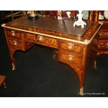 Marquetry Inlaid French Desk
