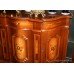 Italian Walnut Inlaid Large Serpentine Fronted Sideboard