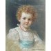 Leon Spinick Portrait of a Child Pastel 1897