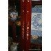 Mahogany Oriental Mother of Pearl Inlaid Display Cabinet