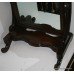 Victorian Style Mahogany Full Length Dressing Mirror