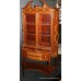 Antique Marquetry Inlaid Display Cabinet