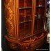 Antique Marquetry Inlaid Display Cabinet