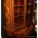 Antique Marquetry Inlaid Display Cabinet