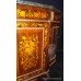 Marquetry Inlaid Marble Topped Credenza 