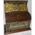 Ornate Victorian Brass Desktop Letter Rack
