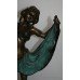 Bronze Art Deco Style Verdigris Dancer Figure