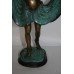 Bronze Art Deco Style Verdigris Dancer Figure