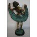 Bronze Art Deco Style Verdigris Dancer Figure