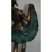 Bronze Art Deco Style Verdigris Dancer Figure