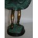 Bronze Art Deco Style Verdigris Dancer Figure