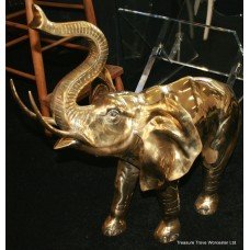 Highly Polished Solid Brass Elephant