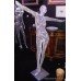 Life-size Standing Mirrored Mosaic Mannequin Figure on Stand