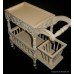 Carved Painted Drinks Serving Trolley