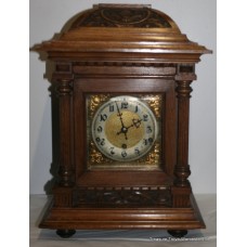 Oak Cased 8 Day Bracket Clock