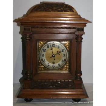Oak Cased 8 Day Bracket Clock