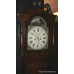Antique Victorian Country Oak Longcase Clock Painted Dial