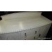 Painted Cream Ball & Claw Bow Fronted Sideboard