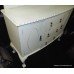 Painted Cream Ball & Claw Bow Fronted Sideboard