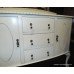 Painted Cream Ball & Claw Bow Fronted Sideboard