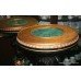 Pair Venetian Style Cherub Malachite Pedestals